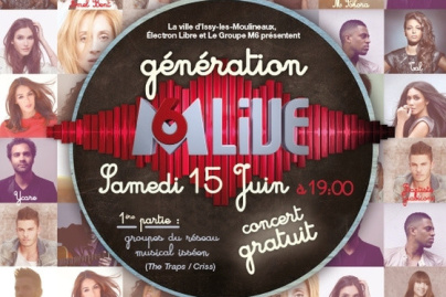 «Génération M6 Live» : concerts gratuits le 15 juin 2013 à Issy-les-Moulineaux 