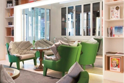 Le bar de l'Hôtel Bel Ami