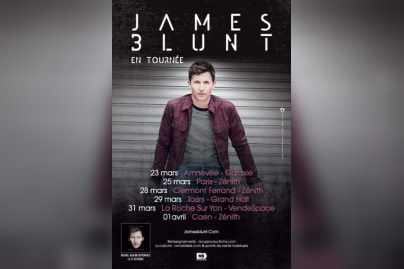 James Blunt au Zénith de Paris en mars 2014