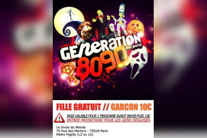 GENERATION 80-90 "Halloween Party"