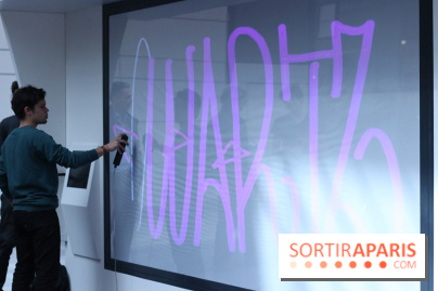 Centre Commercial Qwartz : mur Grafitti