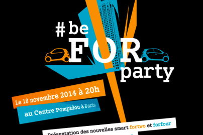 C2C au Centre Pompidou pour le lancement des Smart ForTwo et ForFour : on vous raconte