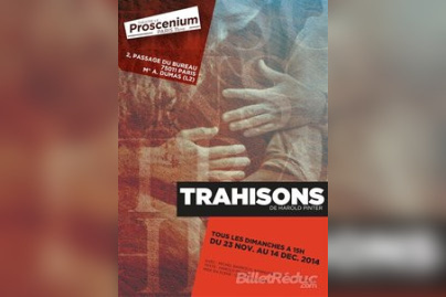 Trahisons d'Harold Pinter au Proscenium : notre critique 