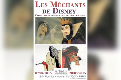 Les Méchants de Disney s'exposent chez Arludik
