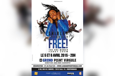 Shirley Souagnon présente Free au Grand Point Virgule