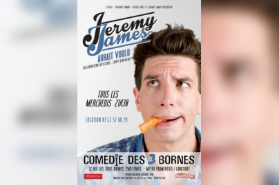 Gagnez vos places pour aller voir Jeremy James à la Comédie des Trois Bornes !