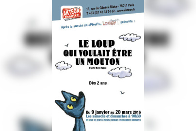 Le loup qui voulait être un mouton à l'Aktéon théâtre
