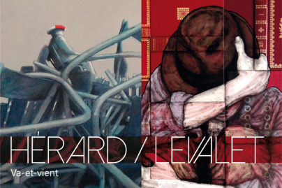 Street art : Levalet et Hérard s'invite rue Véron (Paris 18ème)