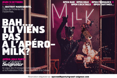 Apéro-Milk Party au Bistrot Marguerite : le lait s'invite à l'apéro