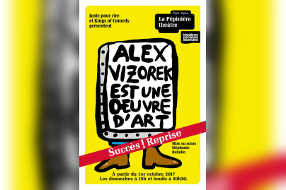 Alex Vizorek est une œuvre d'art, prolongations à la Pépinière 