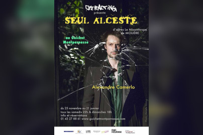 Seul Alceste d'après Le Misanthrope au Guichet Montparnasse