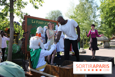 Inauguration officielle de la Forêt d'Idefix avec Teddy Riner