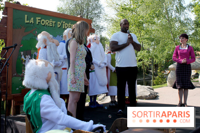 Inauguration officielle de la Forêt d'Idefix avec Teddy Riner