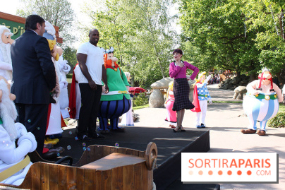 Inauguration officielle de la Forêt d'Idefix avec Teddy Riner