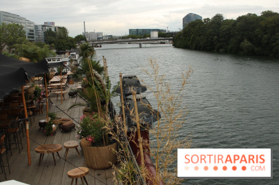 La Passerelle : vue du bateau