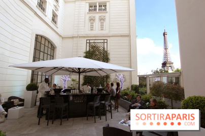 La terrasse d'été du Shangri-La Paris by Belvedere
