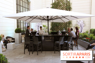 La terrasse d'été du Shangri-La Paris by Belvedere