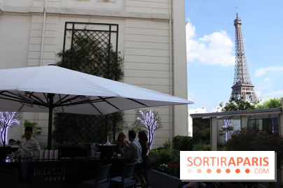 La terrasse d'été du Shangri-La Paris by Belvedere