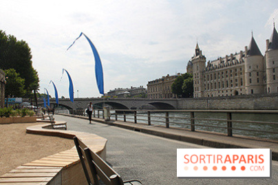 Paris Plage 2014 - : Voie Georges Pompidou