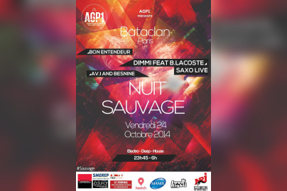  Nuit Sauvage @BATACLAN // Guests : DIMMI ft B.LACOSTE ? BON ENTENDEUR ? THE AVI & BESNINE by AGP1