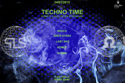 PILLS 3 - TECHNO TIME - AVEC BEUCH / LAST EKO / GREG STARX / GYZMO / KOMUT