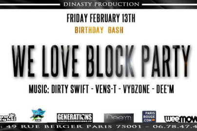 We Love Block Party Birthday 2 ans