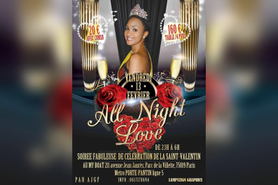 Soirée de Saint-Valentin : " All Night Love" à Paris