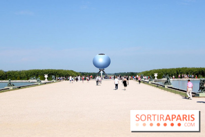 Sky Mirror d'Anish Kapoor au Château de Versailles
