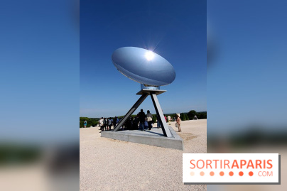 Sky Mirror d'Anish Kapoor au Château de Versailles