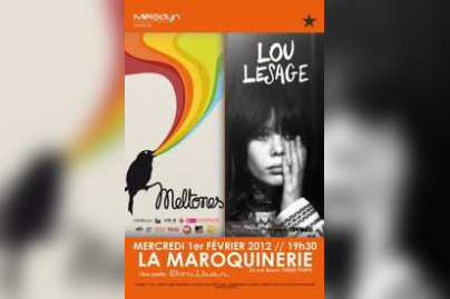 Concert de pop rock avec Meltones et Lou Lesage à la Maroquinerie