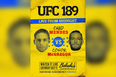 UFC 189 MENDES vs MCGREGOR live in Paris