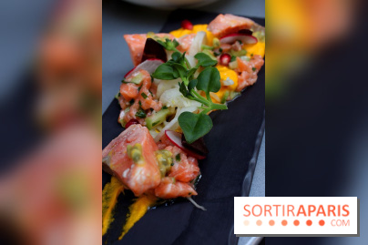 Le Saumon à la Cardamome à la Petite Mangerie restaurant