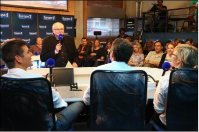 Journées du Patrimoine 2014 dans les studios de Europe 1