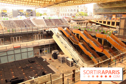 Le chantier des Halles en photos
