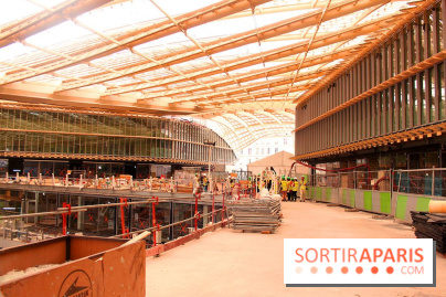 Le chantier des Halles en photos