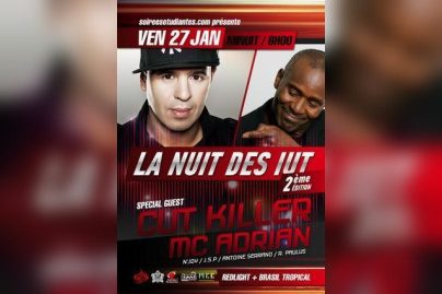 LA NUIT DES IUT - CUT KILLER  & MC Adrian (FG Radio)