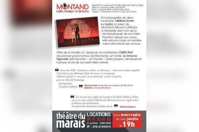 MONTAND, Edith, Marilyn et Simone