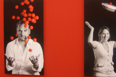 exposition Nez rouge, photo Jacques Grison