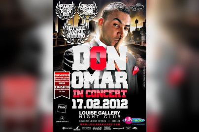 DON OMAR "EL REY" CONCERT * 17-02-2012 @ LOUISE GALLERY BRUSSELS