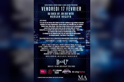 ? ON AIR WITH MORGAN NAGOYA ?  VENDREDI 17 FEVRIER au ? BACK UP ? By Miika 