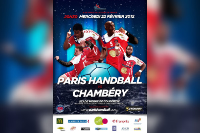 PARIS HANDBALL - CHAMBERY 8ème de finale Coupe de France de Handball
