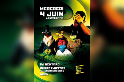 Soirée, Paris, DJ Kentaro, Kodh, Boulaone, Social Club