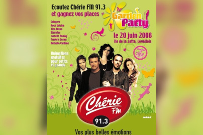 Concerts, Paris, Chérie FM, Ile de la Jatte, Garden party 