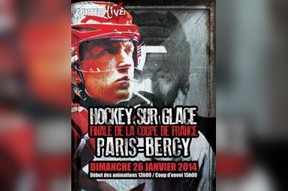 Finale de la Coupe de France de hockey sur glace 2014 à Paris Bercy