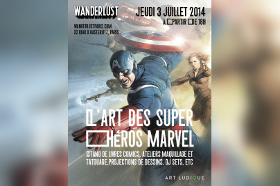 L'Art des Super-Héros Marvel au Wanderlust 