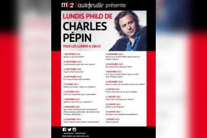 les Lundis Philo de Charles Pépin au MK2 Hautefeuille
