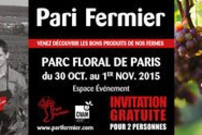 Pari fermier d'automne 2015 au Parc Floral