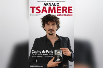 Arnaud Tsamere au casino de paris