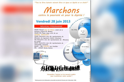 Marche contre la pauvreté et pour la dignité