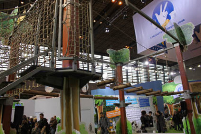 le parcours aventure des produits laitiers, salon de l'agriculture 2012
